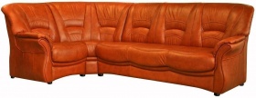 Угловой диван-кровать Биарриц (натуральная кожа)