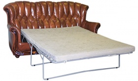 Трехместный  диван-кровать Европа (натуральная кожа)