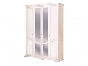 Шкаф четырехдверный "Лика" белая эмаль Шкаф четырехдверный "Лика" белая эмаль