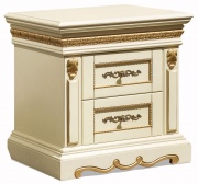 Тумба прикроватная "Милана" слоновая кость с золочением.В НАЛИЧИИ.