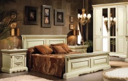Спальня "Милана" слоновая кость с золочением Спальня "Милана" слоновая кость с золочением