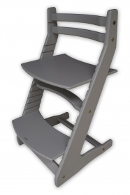 Детский стул "Вырастайка 2" серый