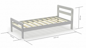 Кровать одинарная 900 В-3 "Марибель" 