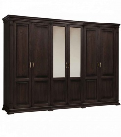 Шкаф шестидверный "Верди-Люкс" венге