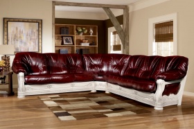 Угловой диван-кровать Милан-2 3Р-3 (натуральная кожа)