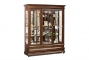 Шкаф с витриной трехдверный "Оскар" орех Шкаф с витриной трехдверный "Оскар" орех