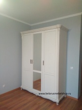Шкаф для одежды 3д «Алези» П1.350.1.11 (П349.01) слоновая кость 