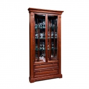 Шкаф с витриной угловой "Престиж" ГМ-5918Е Шкаф с витриной угловой "Престиж" ГМ-5918Е