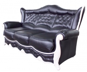 Трехместный  диван-кровать  Патриция (натуральная кожа)