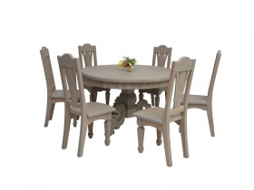 Стол обеденный "Эверест" Э0201-08 круглый Стол обеденный "Эверест" Э0201-08 круглый