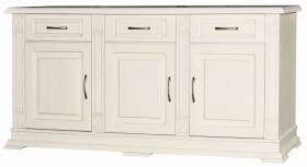 Тумба "Верди Люкс 3" слоновая кость