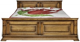 Кровать двуспальная "Верди-Люкс 160x200" дуб.В НАЛИЧИИ.