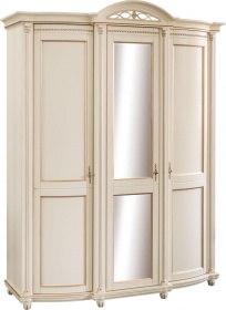 Шкаф для одежды 3д «Валенсия Классик» П3.0589.1.10 (П254.10) античная темпера с серебром Шкаф для одежды 3д «Валенсия Классик» П3.0589.1.10 (П254.10) античная темпера с серебром