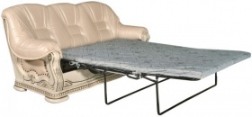 Двухместный кожаный диван-кровать Милан-1