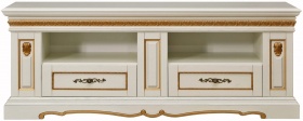 Тумба "Милана ТВ4с" П265.16с слоновая кость с золочением