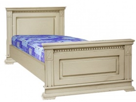 Кровать одинарная 9 П 434.05м от набора мебели для спальни "Верди Люкс" слоновая кость