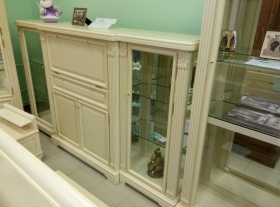 Тумба "Престиж" ГМ-5951Е крем с патинированием Тумба "Престиж" ГМ-5951Е крем с патинированием