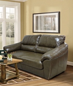 Трехместный  диван-кровать Ламбаль  (натуральная кожа)