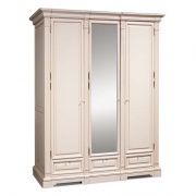 Шкаф для платья и белья "Престиж" ГМ-5923 крем с патиной