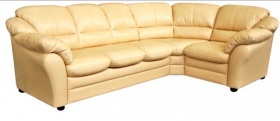 Угловой диван-кровать Сенатор (натуральная кожа)