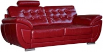 Трехместный  диван-кровать  Редфорд (натуральная кожа)
