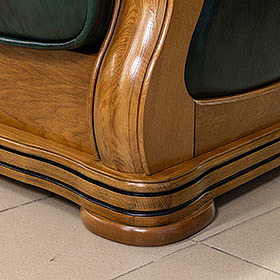 Трехместный диван-кровать "Консул 24" (натуральная кожа)